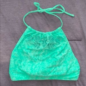 Aerie halter bathing suit top